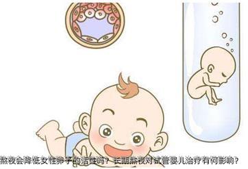 长期熬夜会降低女性卵子的活性吗？长期熬夜对试管婴儿治疗有何影响？