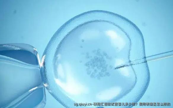 邵阳汇恩做试管婴儿多少钱？费用明细是怎么样的