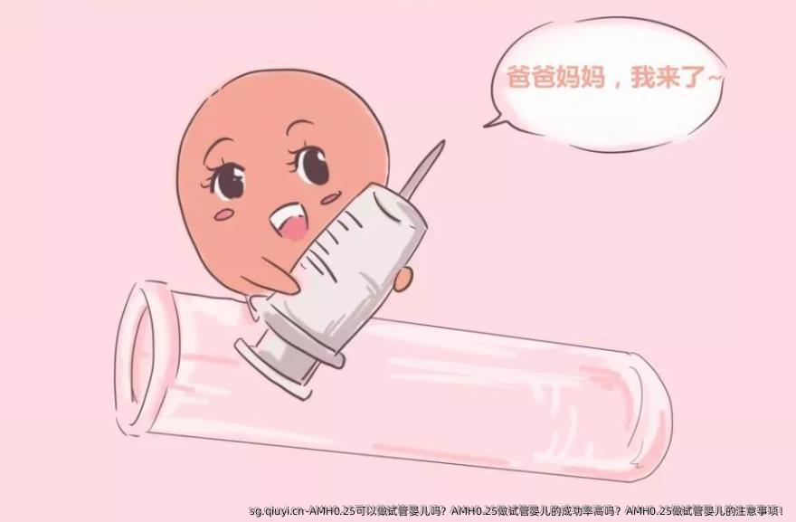 AMH0.25可以做试管婴儿吗？AMH0.25做试管婴儿的成功率高吗？AMH0.25做试管婴儿的注意事项！