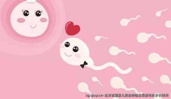 北京试管婴儿胚胎移植后需要休息多长时间