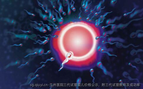 兰州医院三代试管婴儿价格公示，附三代试管费用及成功率
