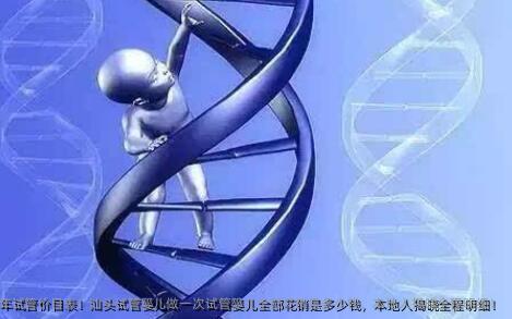 2025年试管价目表！汕头试管婴儿做一次试管婴儿全部花销是多少钱，本地人揭晓全程明细！